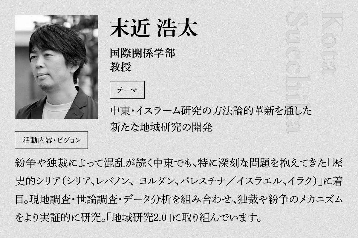 RARA Newsletter vol.8 (転載) なぜ中東で紛争が多いのか。「平時」の地域研究の重要性、「地域研究2.0」の開発を目指して ──  末近浩太フェローインタビュー | RARA | 立命館大学